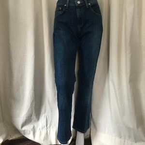 Lee Straight Leg Jeans Blue Size 16 R
